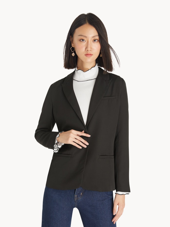 Korean spring fashion pomelo blazer
