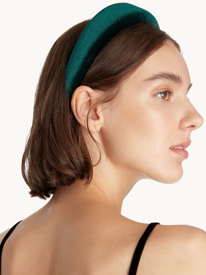 Korean spring fashion pomelo velvet headband