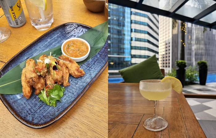 1927 rooftop bar food and drinks