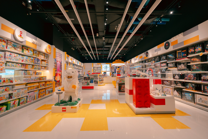 Interior of new LEGO® Airport Store at Terminal 4 