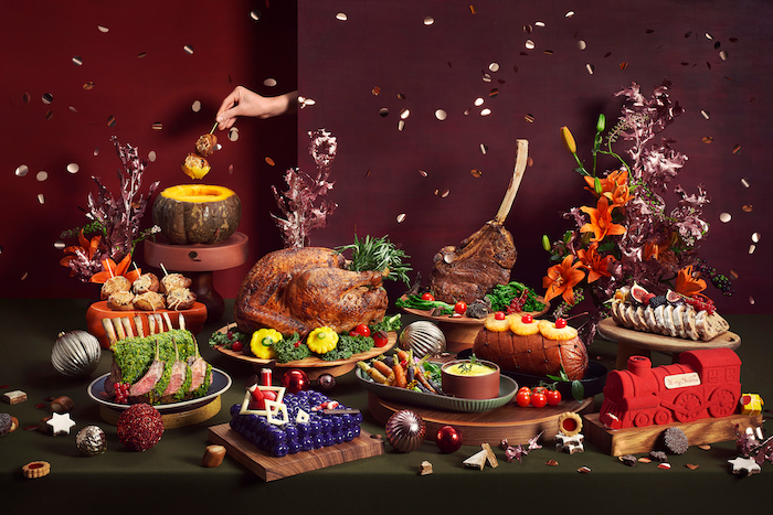 peppermint christmas buffet