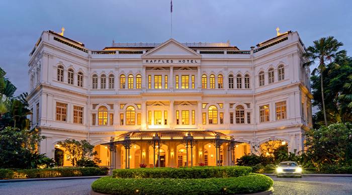 raffles hotel christmas
