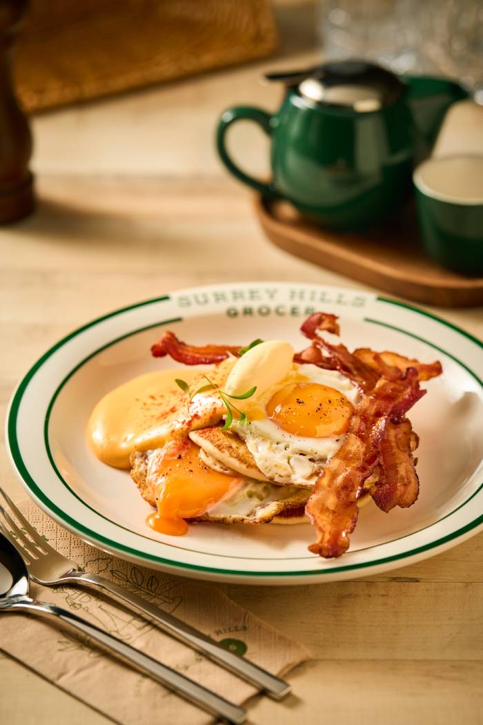 surrey hills grocer Bacon & Egg Stack