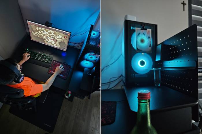 omnidesk gaming setup