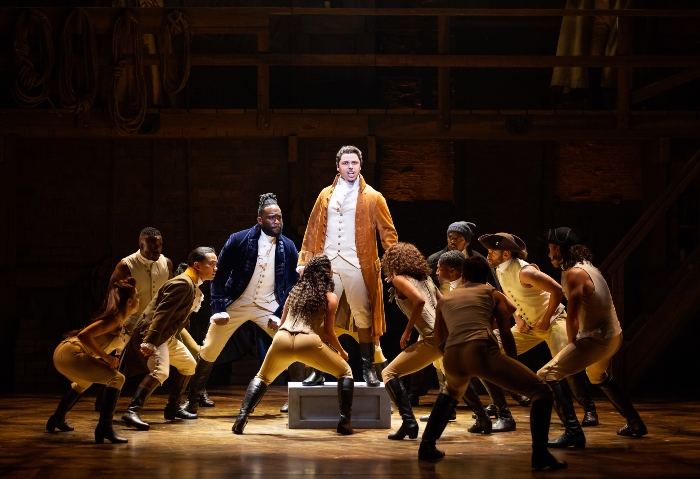 Jason Arrow as Alexander Hamilton in the Australian Production. Photo Daniel Boud (1)