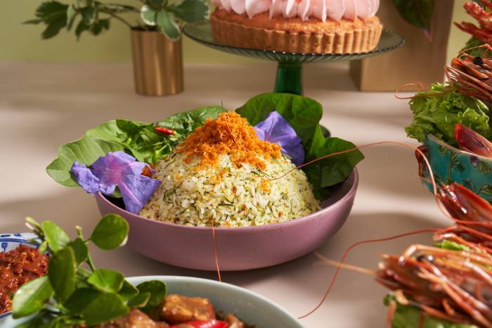 peppermint auntie gaik lean buffet 2024 nasi ulam