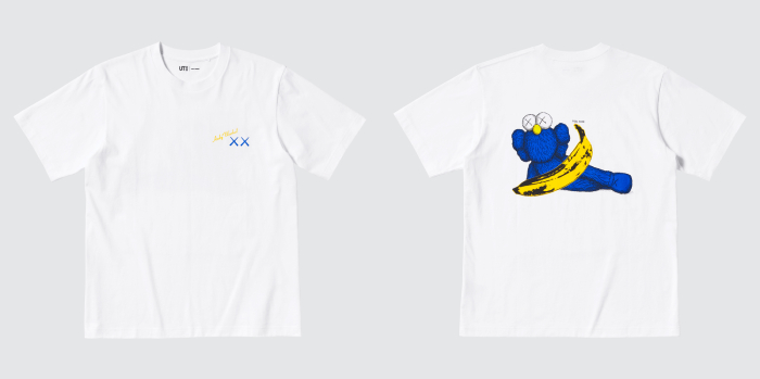kaws warhol uniqlo tshirt