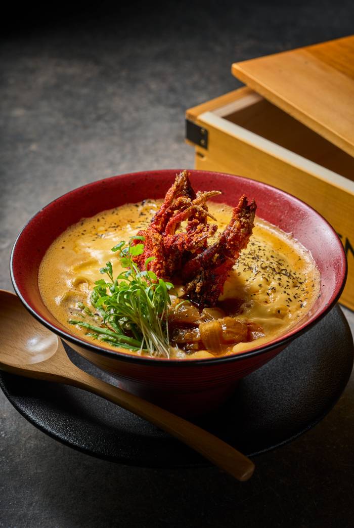 mensho tokyo chilli crab ramen
