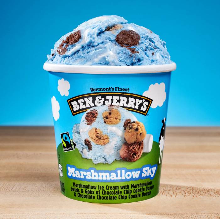 ben and jerrys marshmallow sky