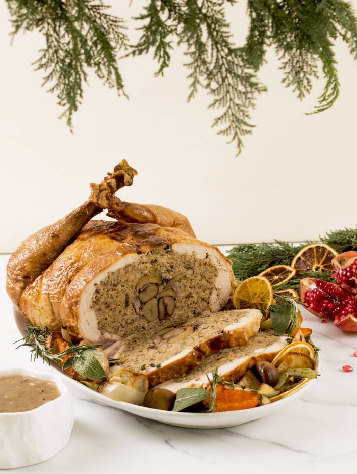 Da Paolo Christmas Stuffed Boneless Roast Turkey