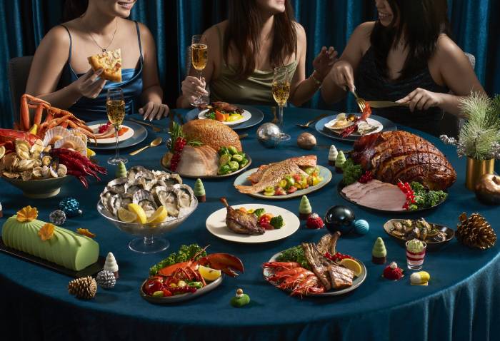 beach road kitchen christmas buffet