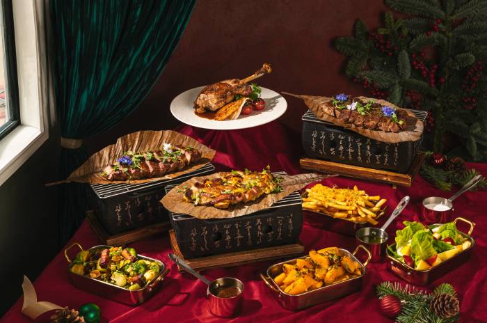 entrepot the robertson house christmas buffet