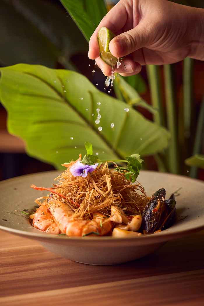 Tom Yum Seafood Pasta