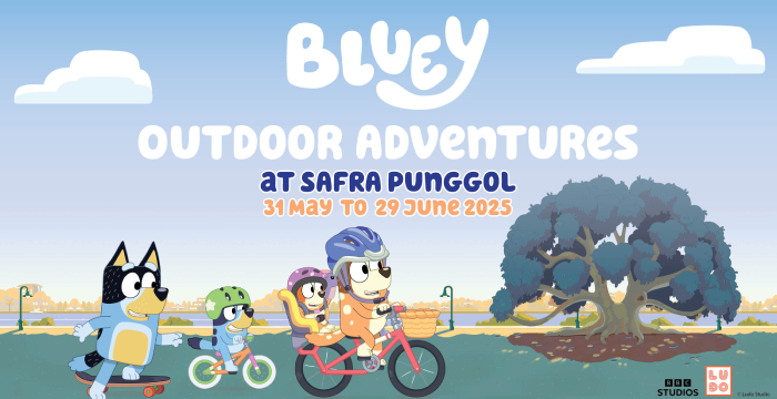 Bluey’s Outdoor Adventures at SAFRA Punggol