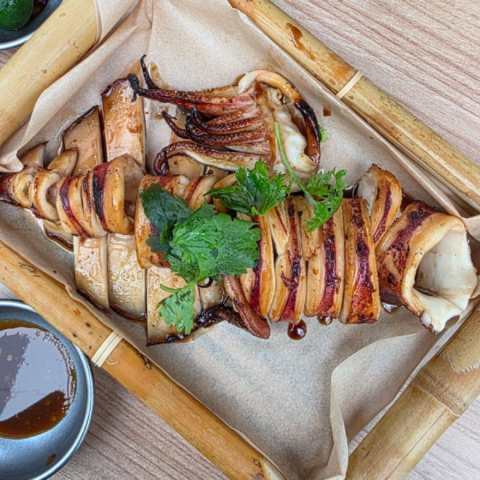 kantin sotong bakar