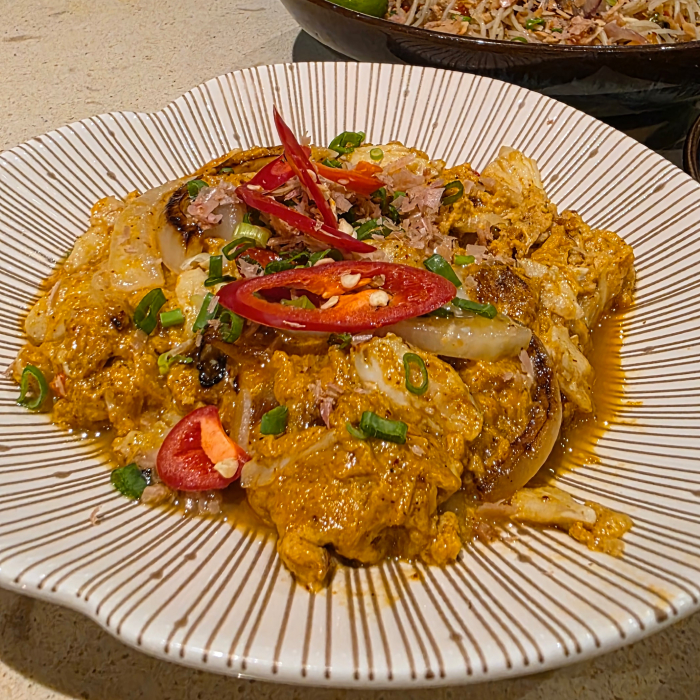 Cherki Curried Crab Eggs