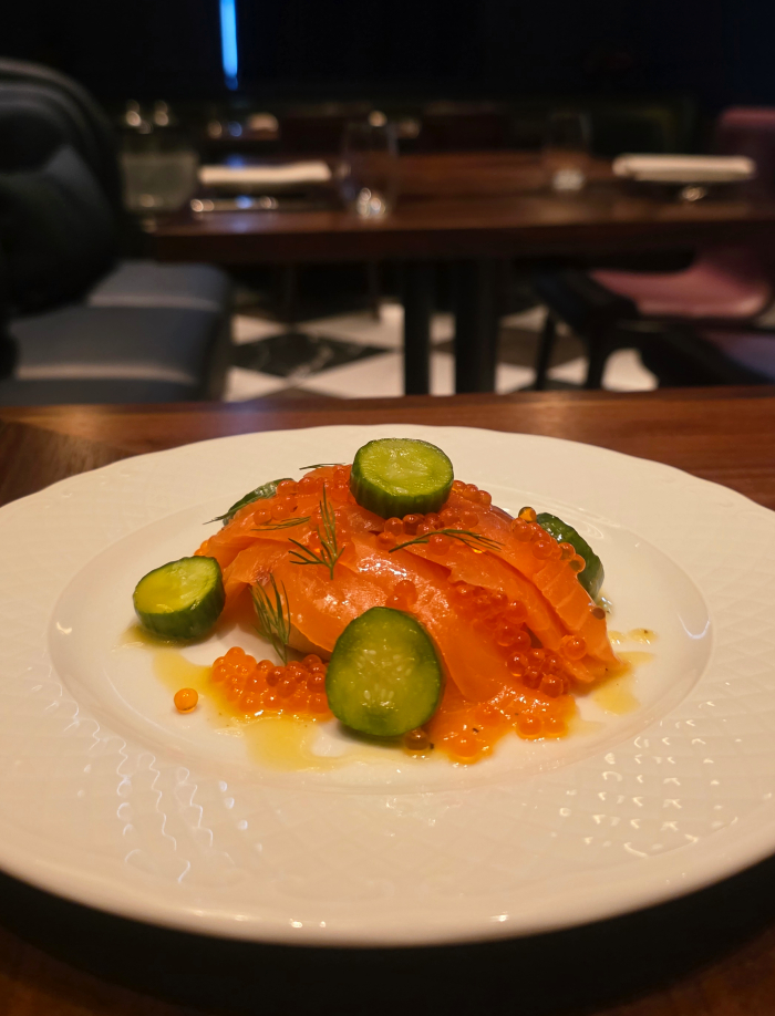 Smoked Salmon Crumpet