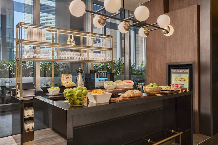oakwood premier raffles place review - breakfast