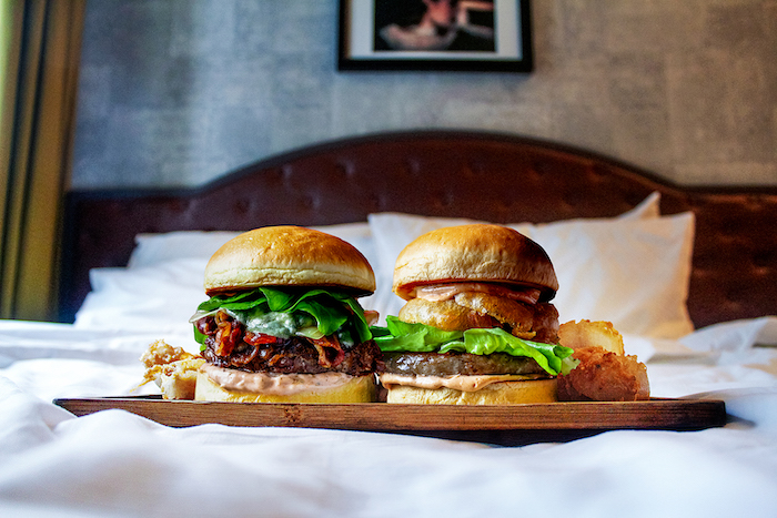 #BURGERSINBED at Hotel G