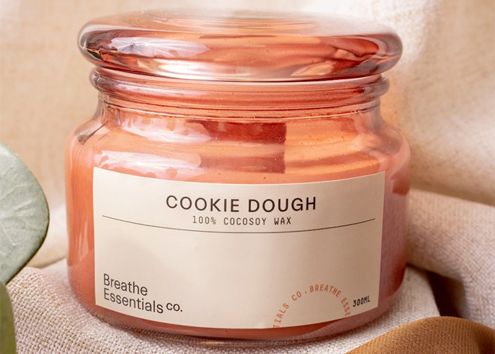 Breathe Essentials Cookie Dough Cocosoy Scented Candle