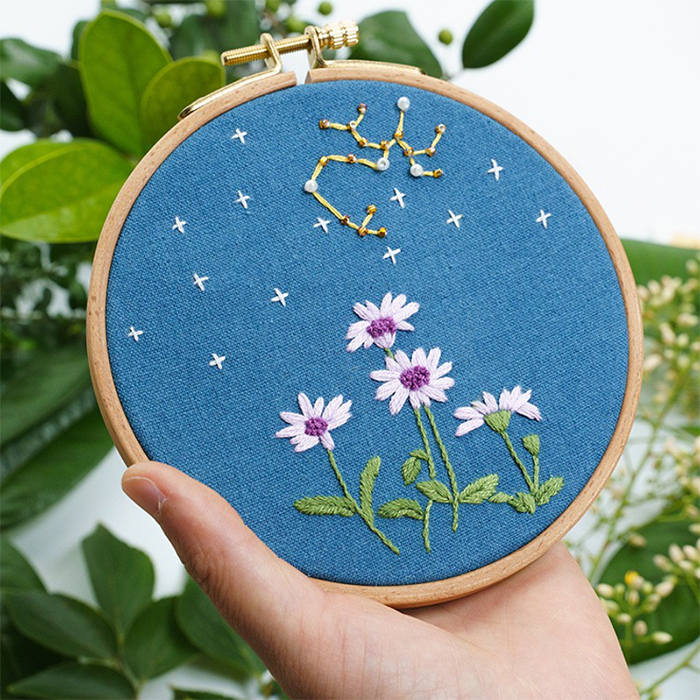 Constellation Flower DIY Embroidery Kit