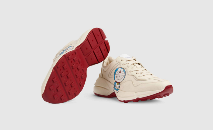 Doraemon-x-Gucci-mens-Rhyton-sneaker