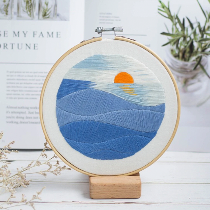 Embroidery Starter Kit ocean