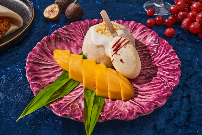 Friday Satisfaction - Mango Sticky Rice with Coconut Ice Cream Lollipop
