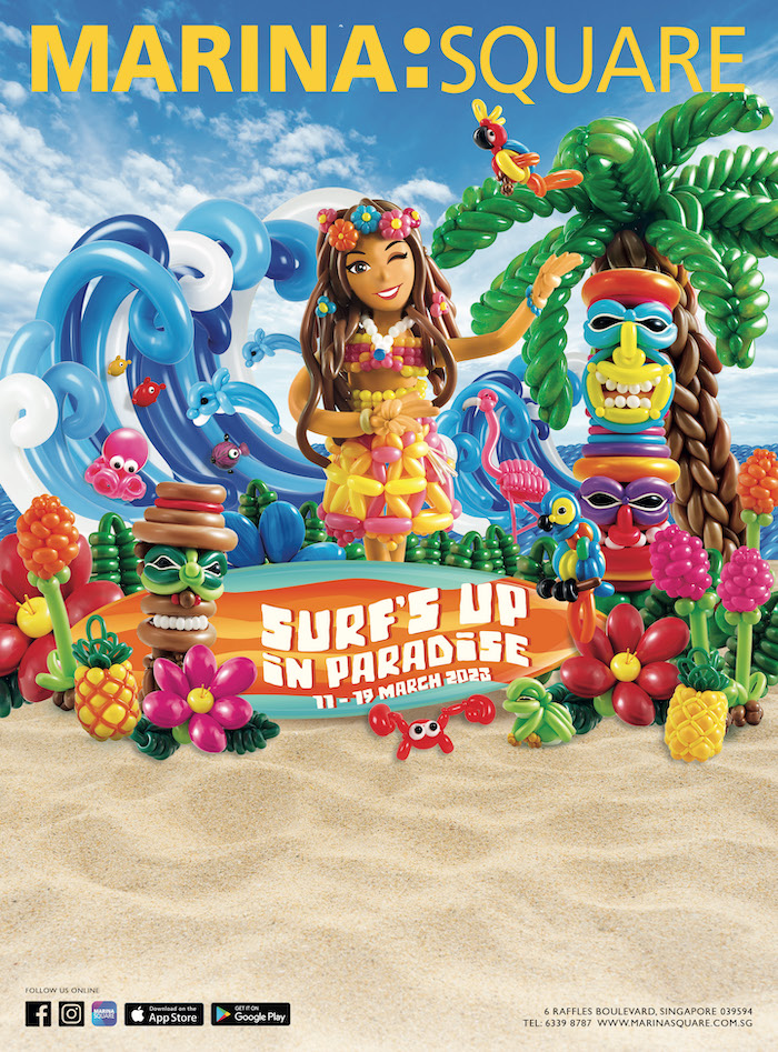 Hawaiian-themed Balloon Extravaganza at Marina Square