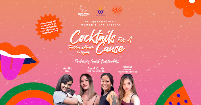 International Women's Day Special.Cocktails for a Cause poster