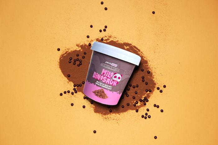 Milo Dinosaur ice cream