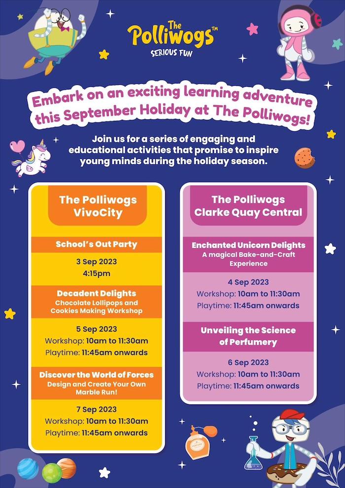 The polliwog sep holidays