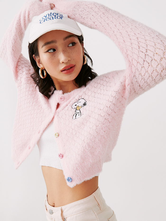 Pomelo x Peanuts cardigan
