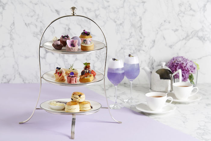 Purple Afternoon Tea Set