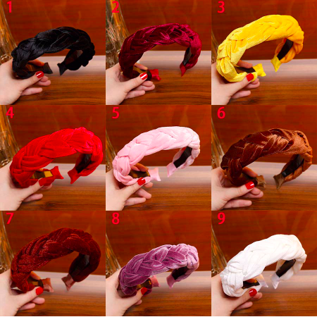Korean spring fashion shopee twisted hairband
