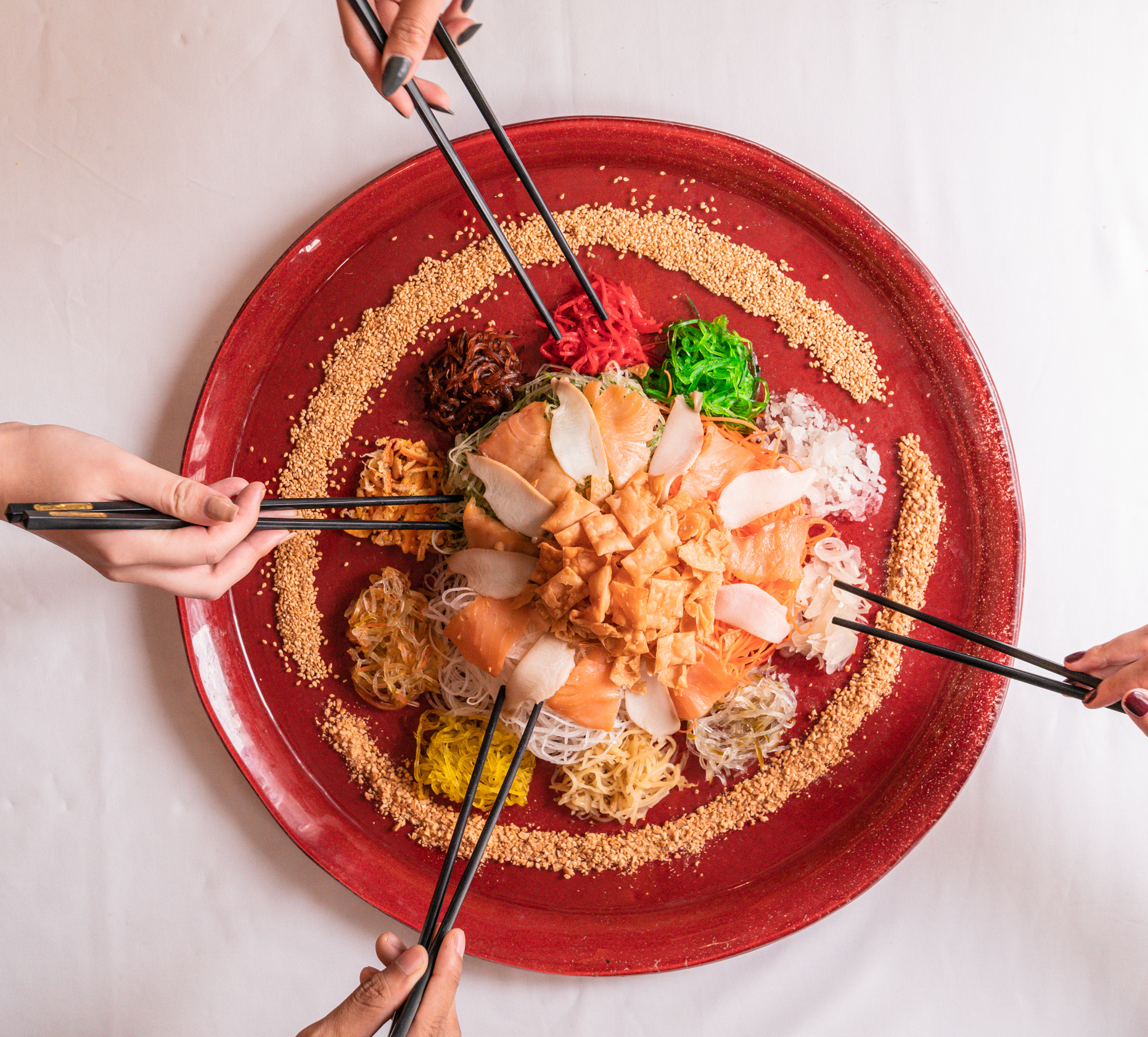 Where to go for CNY reunion dinner Tablescape