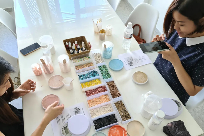 art workshops in singapore - jesomite tray workshop