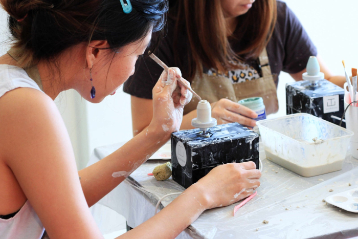 art workshops in singapore - mini pottery