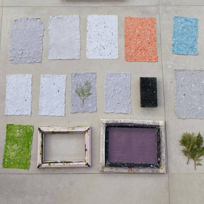art workshops in singapore - paper making
