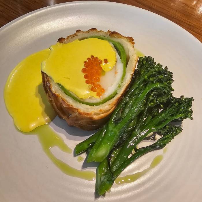 bread street kitchen black cod wellington
