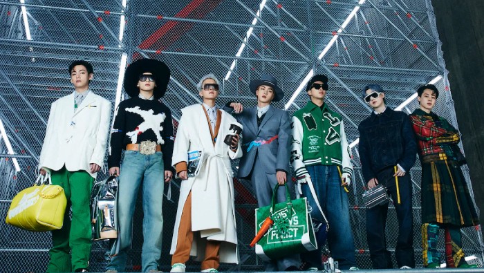 bts x louis vuitton looks