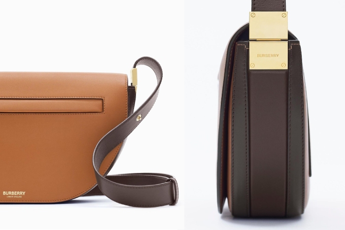 burberry olympia bag closeup collage