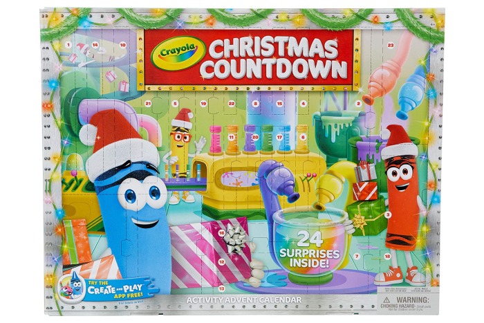 christmas advent calendar 2021 crayola