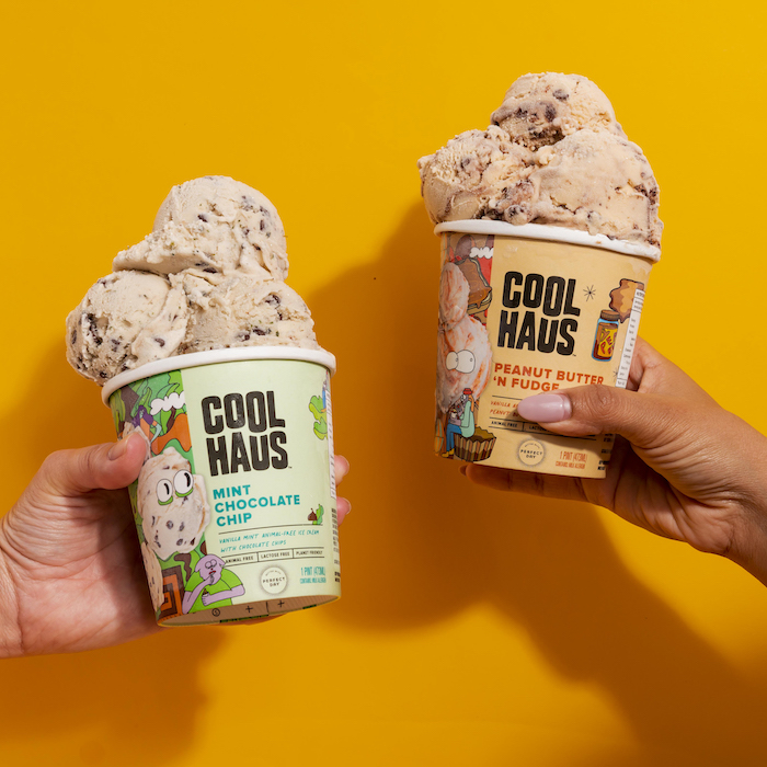 coolhaus mint chocolate chip and peanut butter n fudge