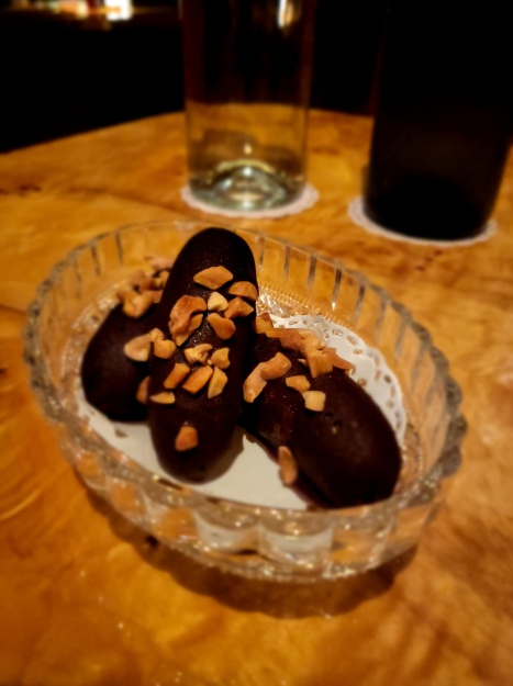 corduroy palace food review chocolate covered frozen bananas