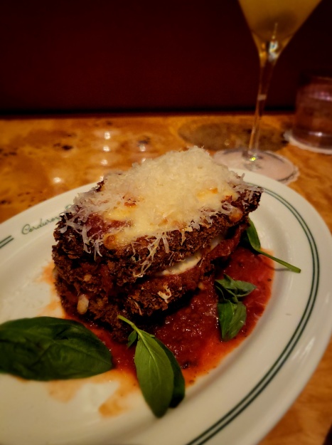 corduroy palace food review eggplant parmesan