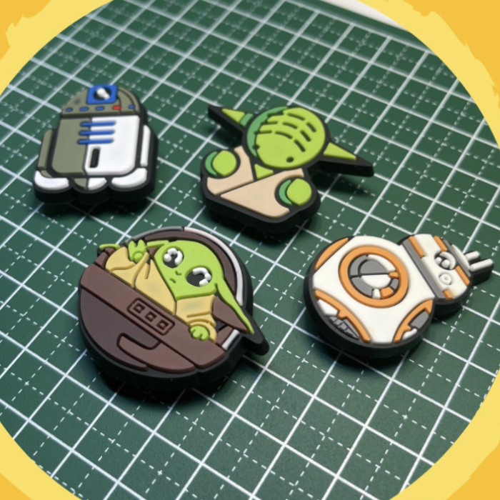 crocs charms singapore - star wars yoda