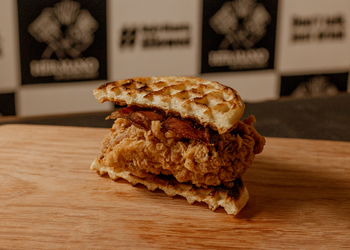 cult sliders review chicken waffle