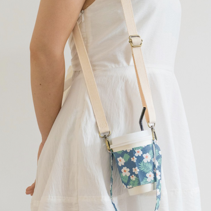cute-bubble-tea-cup-holders-singapore-flower-adjustable-strap