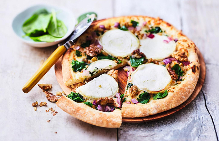 Picard goat cheese pizza